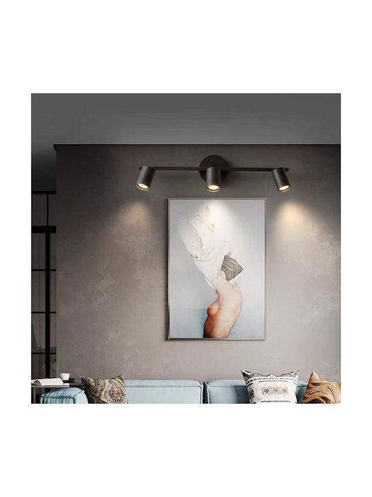 Lightplanet Dreifach Spot in Schwarz Farbe