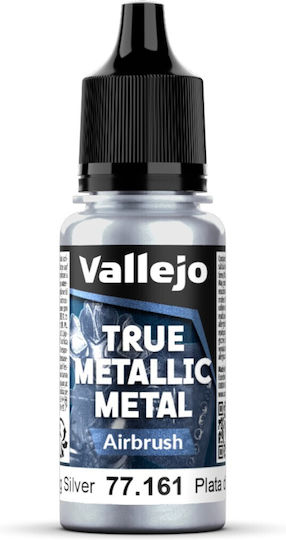Acrylicos Vallejo Model Making Paint Sterling Silver 18ml