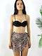 Damen Rock-Shorts Leopard Brown Tiger