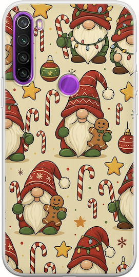 Festive Friends Gnome Xiaomi Redmi Note 8 2021 Silicon Transparent Flexibil TPU