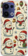 Festive Friends Snowman Oppo Reno 13 5g Flexible TPU Transparent Silicone