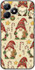Festive Friends Gnome Realme C51 Black TPU Black Silicone