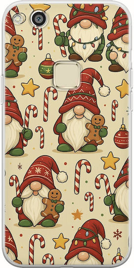 Festive Friends Gnome Huawei P10 Lite Flexible Tpu Διάφανη Σιλικόνη