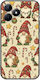 Festive Friends Gnome Realme C53 Negru Silicon TPU