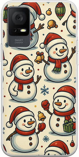 Festive Friends Snowman Tcl 408 Flexibil Tpu Silicon Transparent