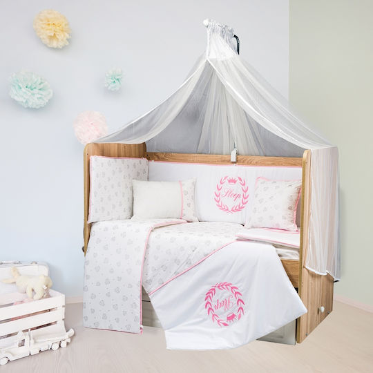 Σετ Κούνιας Sleep Pink 10τμχ