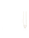 Colier De Femei Argint Placat Cu Aur Formă De Diamant Silver925