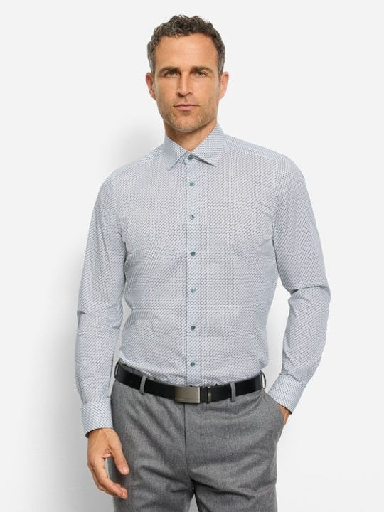 Body Fit Long-sleeved Shirt White