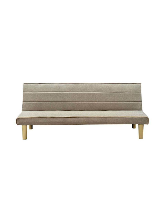 Dreisitzer Sofa Bett Beige 167x75x70cm E9438,6