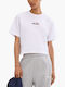 Silinto 2 Γυναικείο Crop T-shirt Λευκό