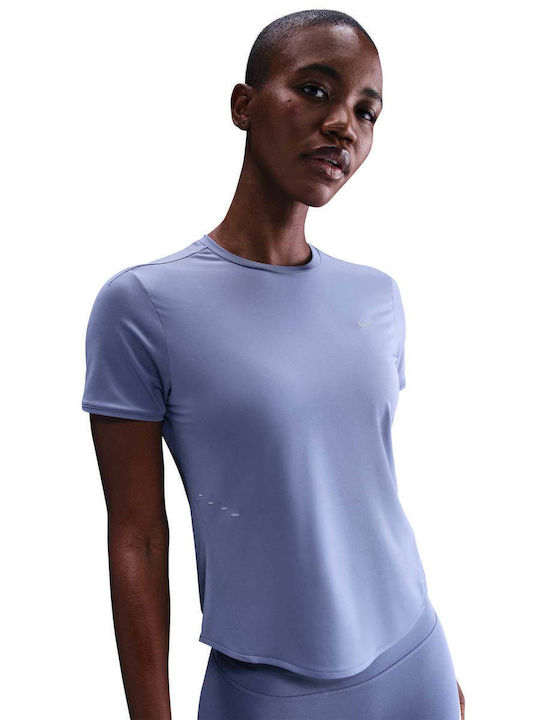 Nike Swift Women's Blouse Short Sleeve Blue