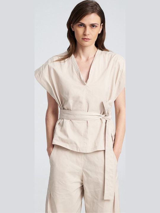 Zoya Blouse Beige