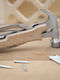 Mini Keychain Multi-Tool Hatchet/Wooden Handle Kikkerland