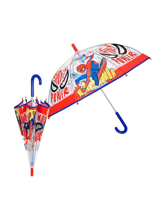 Rain Spiderman Curved Handle Multicolour Rain Spiderman Curved Handle Multicolour
