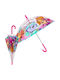 Rain Kinder Regenschirm Gebogener Handgriff Paw Patrol Bunt