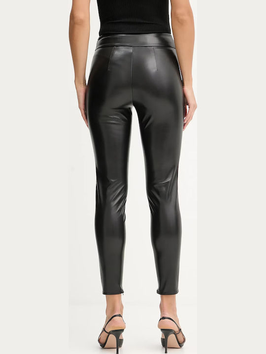 Dama Talie înaltă Tesatura Pantaloni Black
