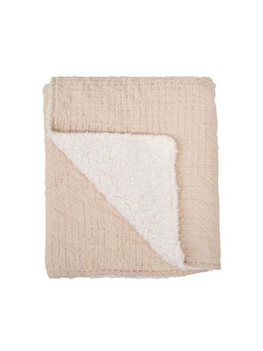 Bimbidreams Blanket Nursery Swaddling Blankets Waffle Beige 80x110cm
