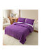 Homeone Bettbezug Elektrische Gitarren Einzelbett 160x220cm Purple 2Stück 300 GSMGsm