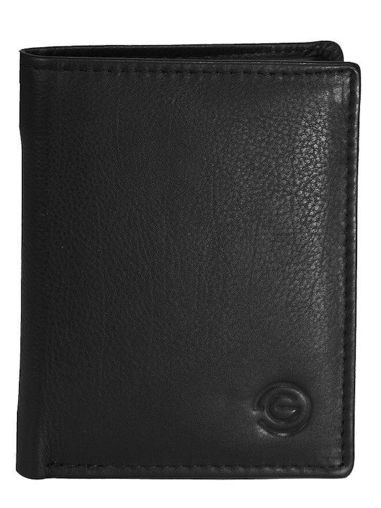 Ginis Men's Wallet Travel with RFID Black