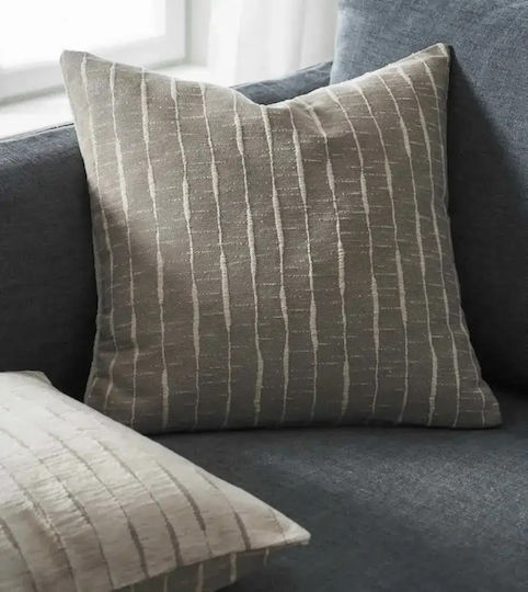 Gofis Home Διακοσμητική Μαξιλαροθήκη Opal Opal Grey 148/15 50x50εκ.
