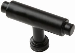 CM Knopf Möbelgriff aus Metallisch Matte Black 20.257.097 1Stück
