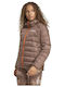 Terrex Xperior Women's for Hiking Lifestyle Jacket for Winter with Hood Brown