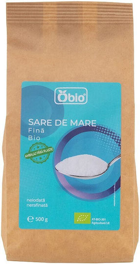 Organic Fine Sea Salt 500g Obio