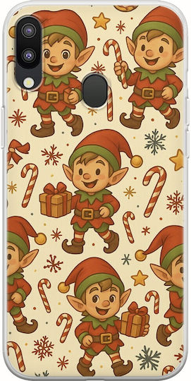 Festive Friends Elf Samsung Galaxy M20 Flexible Tpu Transparente Silikon
