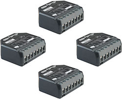 Shelly Smart Switch Wi-Fi, Bluetooth & ZigBee 10A 4τμχ EL-3800238070762 Shelly Smart Switch Wi-Fi, Bluetooth & ZigBee 10A 4τμχ EL-3800238070762