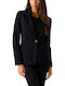 Guess Long Women's Waisted Blazer Black