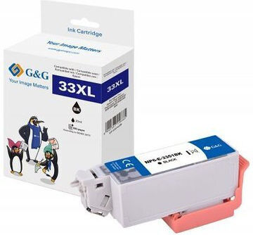 G&G Compatible Inkjet Printer Ink Epson 33XL/ T3351 650 Pages 12.2ml Multiple (Color) 1pcs