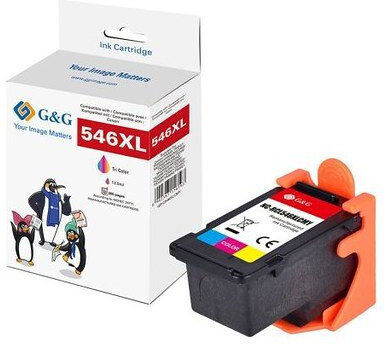 G&G Συμβατό Μελάνι Εκτυπωτή InkJet Canon CL-546XL / 8288B01 13ml Πολλαπλό (Color) 1τμχ