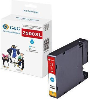 G&G Compatible Inkjet Printer Ink Package Canon PGI-2500XLC Multiple (Color) 1pcs