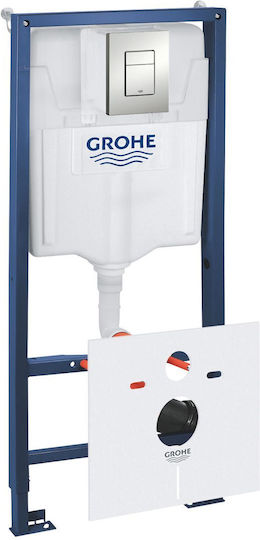 Grohe Rapid Sl Built-in Plastic Rezervor de toaletă Rectangular Presiune scăzută Gri