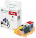 G&G Συμβατό Μελάνι Εκτυπωτή InkJet Canon PGI-525BK 330 Σελίδων Μαύρο 1τμχ
