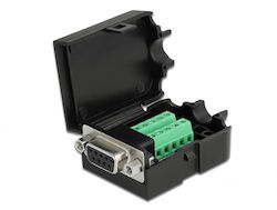 Αντάπτορας Delock D-sub9 Socket To Terminalblock Housing