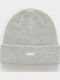 Future Beanie Beanie Knitted in Gray color