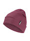 Beanie Unisex Σκούφος με Rib Πλέξη σε Μωβ χρώμα