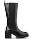 Leather Women's Boots Black