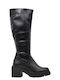 Leather Women's Boots Black