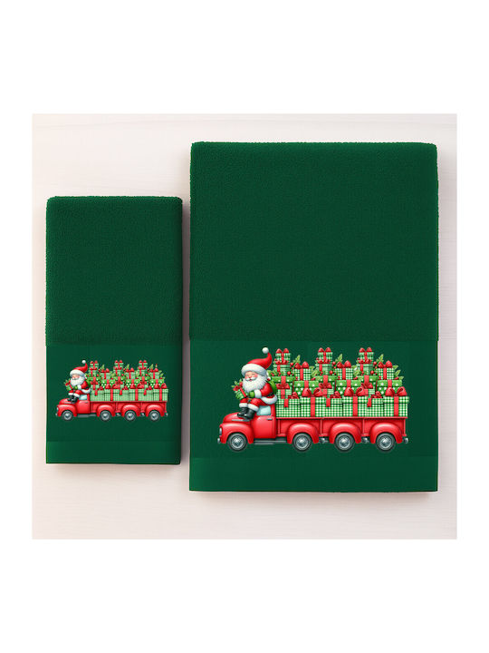 Astron Italy Santa Gift Handtuch mit Weihnachtsmann 2Stücke