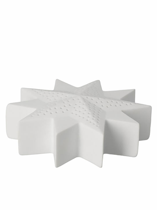 Raeder Christmas White Battery Lantern 3x10cm