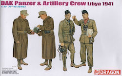1/35 Dak Panzer & Artillery Crew Libya 1941 1/35 Dak Panzer & Artillery Crew Libya 1941