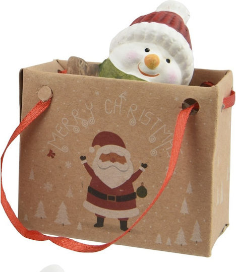 Weihnachtsfigur Terracotta SNowman Verschiedene Designs oder Farben 4×3.2×6.5cm Christmas Collection 536136-2 00054390