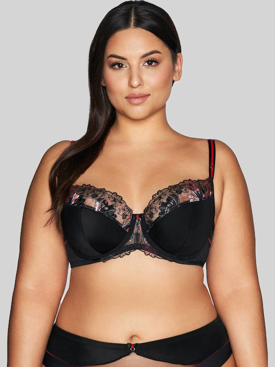 Bra with Light Padding Underwire Black