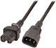 EFB IEC C14 - IEC C15 Kabel 1m (EK585.1V2)