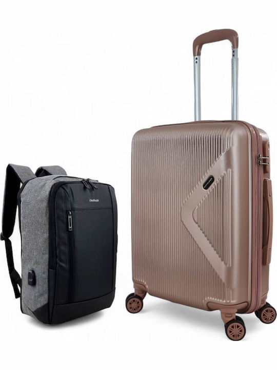 Playful Bags Reisekoffer Hartschalen Pink/Gold ...