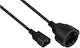 Kabelmeister IEC C14 - IEC C14 Cable 1m Μαύρο SK1402-S010