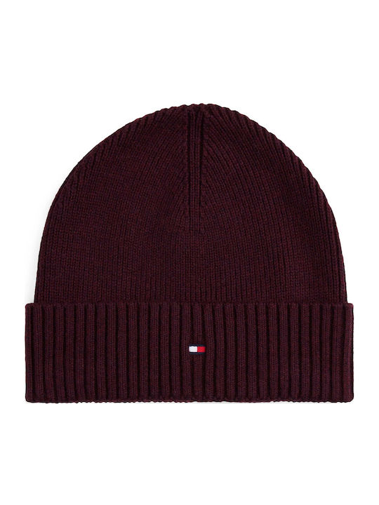 Flag Beanie Unisex Beanie Knitted in Red color