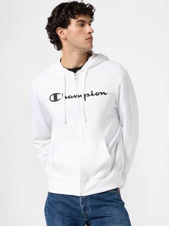 Champion Sweatshirt Sweatshirt with Hood White